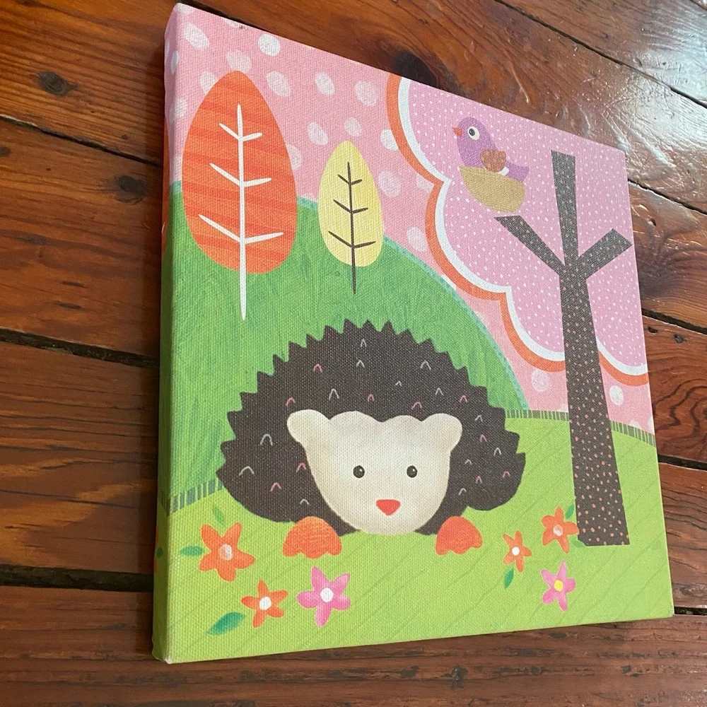 Love & Nature Hedgehog Pal Wall Art 10x10
